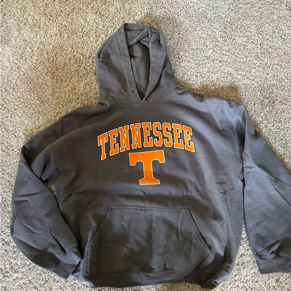 Tennessee Gray Hoodie with Orange Logo Sweatshirt